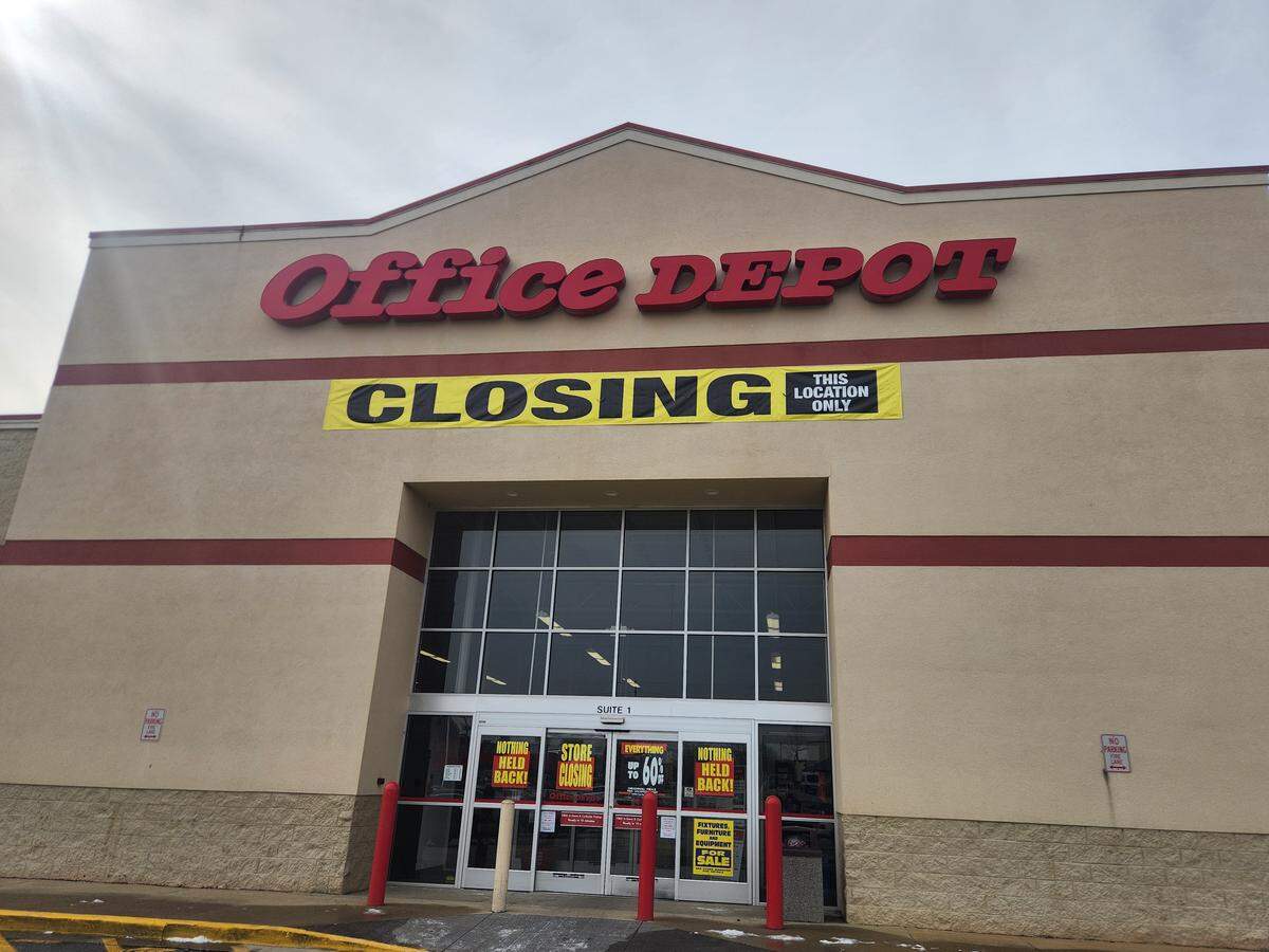 The Office Depot store at 10050 Two Notch Road in northeast Columbia is closing.