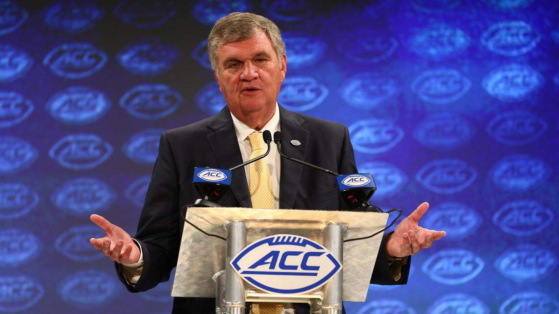 Georgia Tech coach Paul Johnson spoke with the media Wednesday afternoon at The Westin in Charlotte.