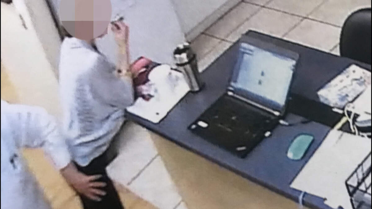 Surveillance video shows Ronald Hargrave and a woman with whom he traded illegal prescriptions for sex, according to evidence presented in federal court in Charleston.