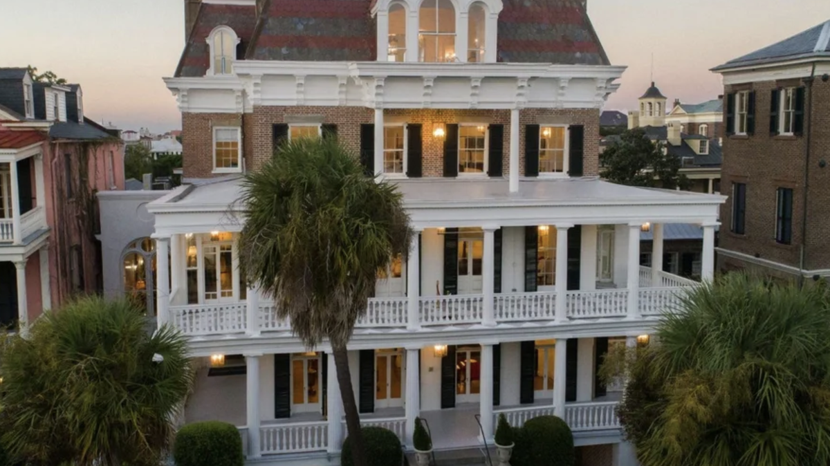 The inn at 20 South Battery in Charleston is South Carolina’s most haunted house, Forbes says.