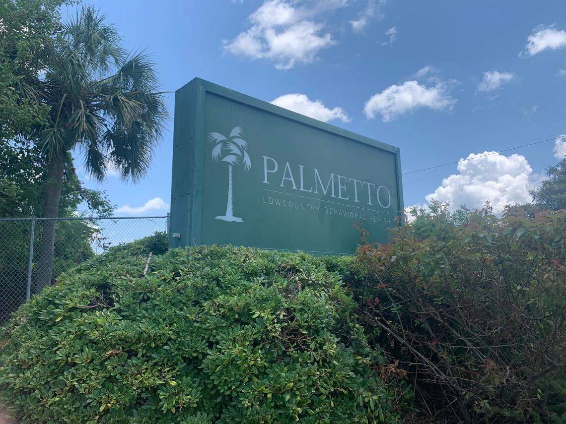 This sign welcomes visitors to Palmetto Lowcountry Behavioral Health, the mental health facility where Jamal Sutherland was admitted for treatment on Dec. 31, 2020.