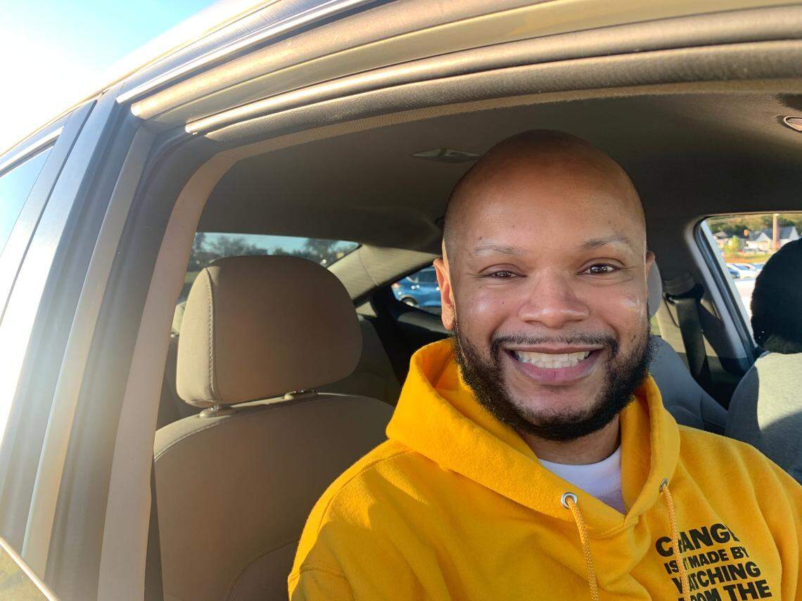 Quadrey (Quad) Reeves, 36, of Columbia, is supporting Democrat Jaime Harrison in South Carolina’s Senate election.