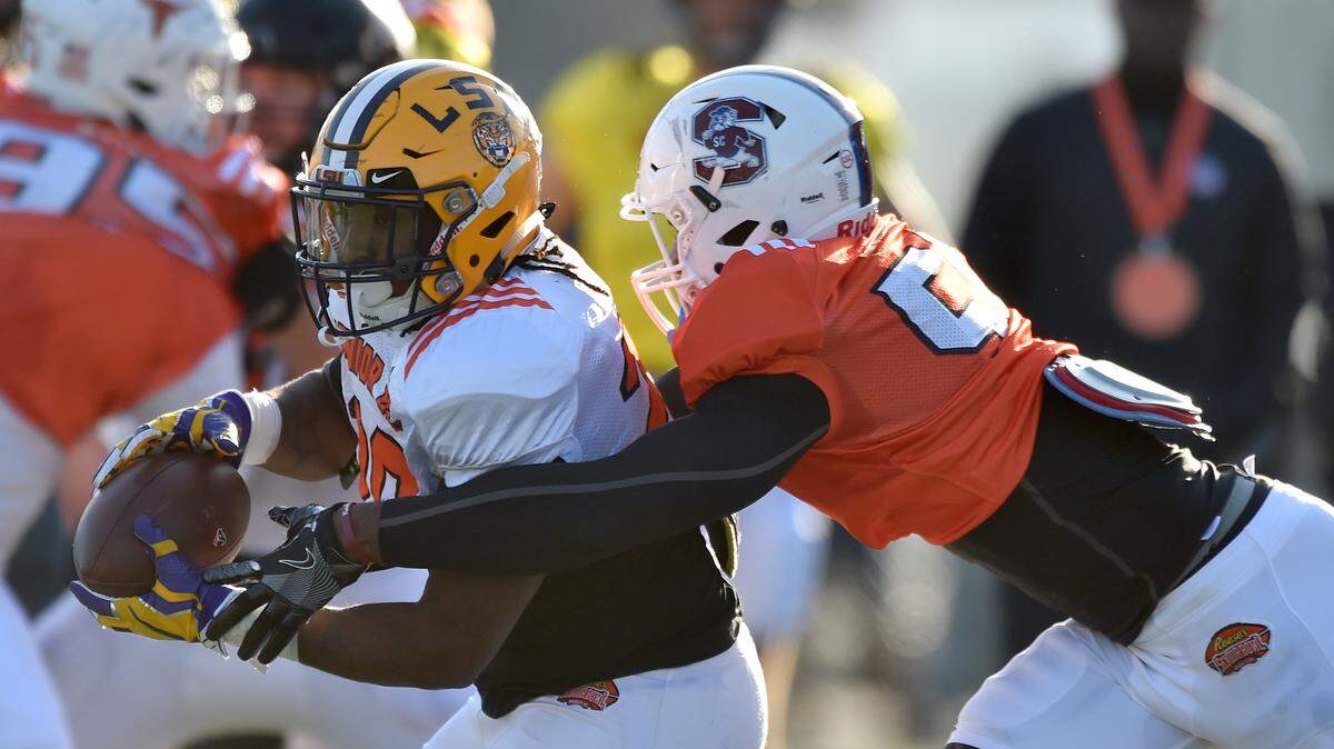 S.C. State linebacker Darius Leonard earned Defensive MVP honors in the Reese's Senior Bowl.