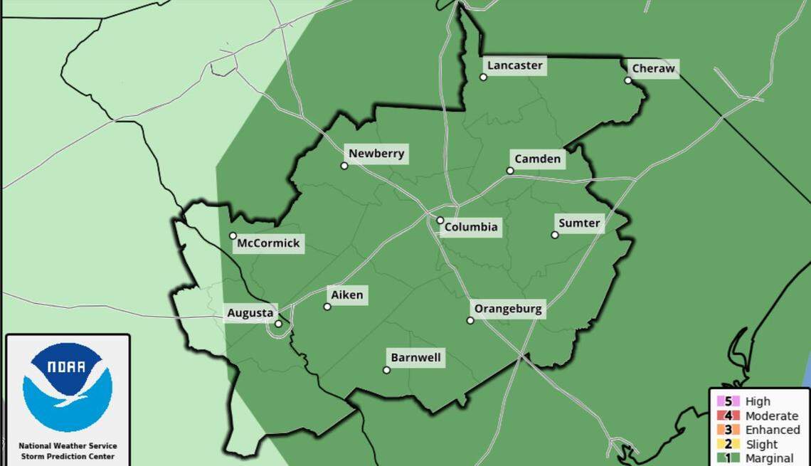 Post tropical cyclone Delta could cause severe weather in the Midlands, according to the National Weather Service.