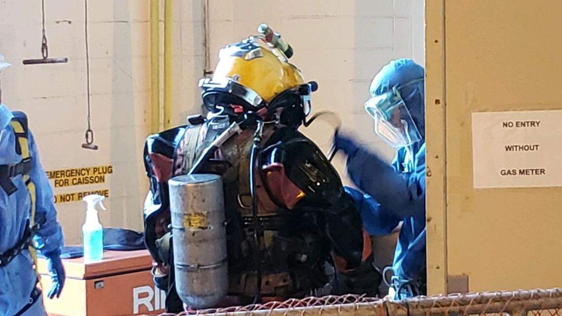 The Charleston Water System had to send divers into a well filled with raw sewage to clear out a clog of wet wipes.