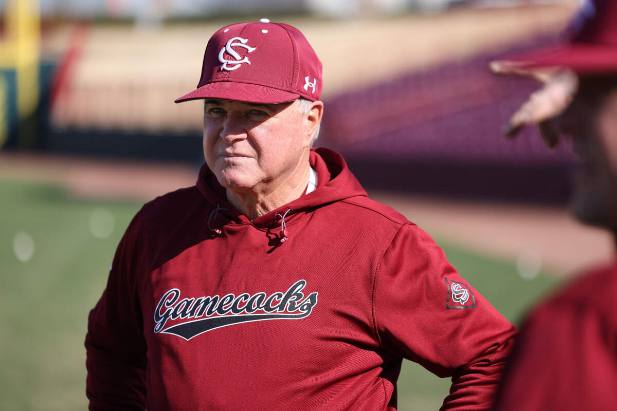 South Carolina head coach Paul Mainieri is seen during Media Day at Founders Park in Columbia on Friday, January 24, 2025. 