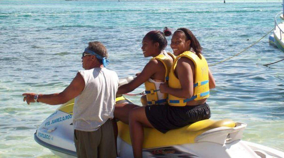 South Carolina played two games against Ohio and UNC Wilmington in the 2008 Cancun Thanksgiving Classic. Jet skiing was one of the Gamecocks’ extracurricular activities while in Mexico. “There was always an element of, ‘This is a business trip. But also, I want to show you a few things’” May said of USC road trips under Staley. “‘And I want to make sure you understand that here are some things that the game of basketball can give you. Some experiences, some perks.’”