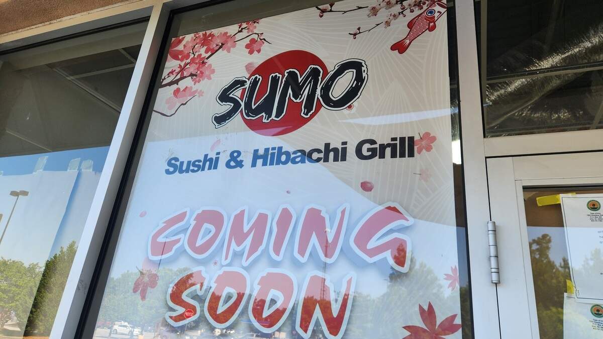 A Sumo Sushi & Hibachi Grill is coming soon at 1100 Dutch Fork Road in Irmo.