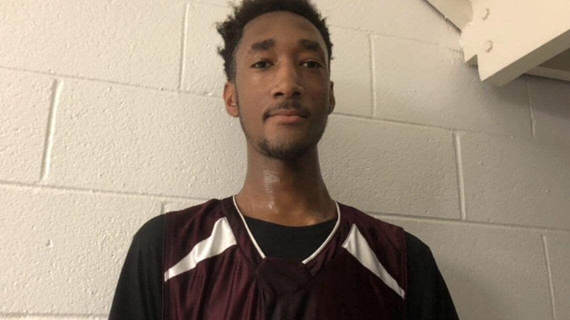 Travon Pearson is a 7-foot-2 eighth grade basketball player from Bishopville, South Carolina.
