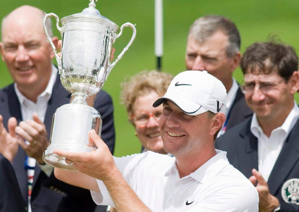 Former Clemson golfer Lucas Glover wins the 2009 U.S. Open on June 22, 2009.