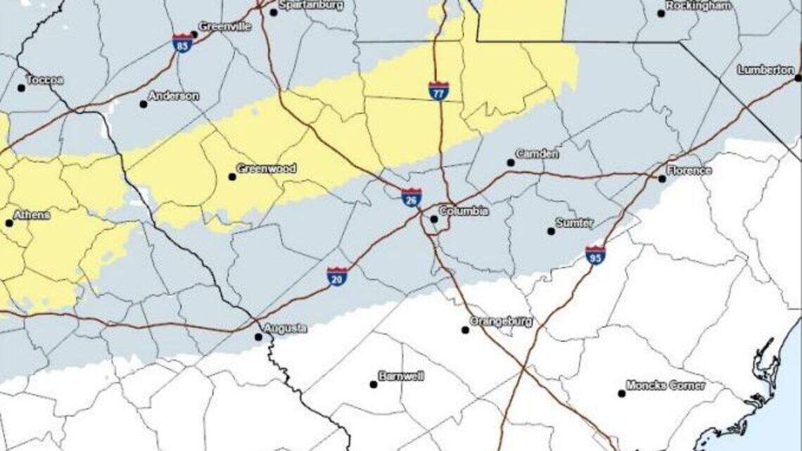 Winter storm warning issued in Midlands as freezing rain and sleet forecast to be threats