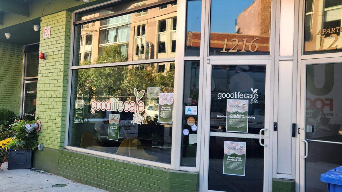 Good Life Cafe at 1216 Taylor St. in Columbia, SC