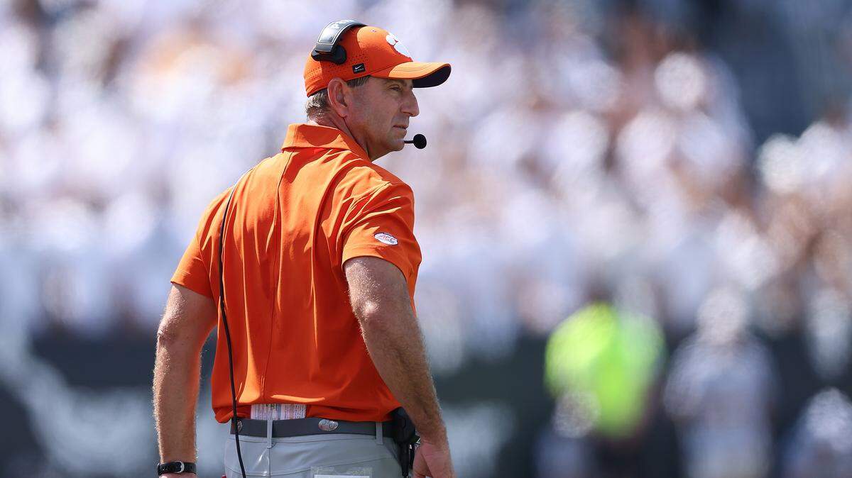 Clemson football coach Dabo Swinney