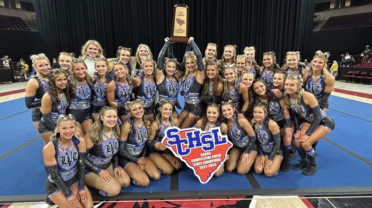 Lexington High School wins the 2022 SC Class 5A competitive cheerleading championship on Saturday, Nov. 19, 2022.