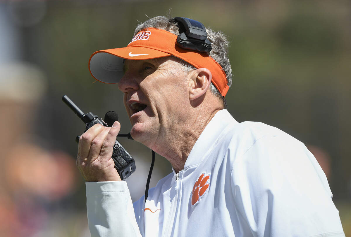 Veteran coach Chad Morris is back for his second stint as Clemson’s offensive coordinator, but he hasn’t called formally called plays since 2020 at Auburn.