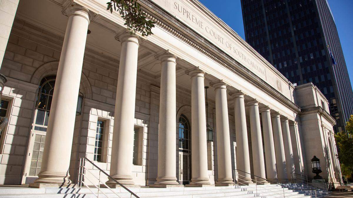 The South Carolina Supreme Court on Wednesday, October 19, 2022.