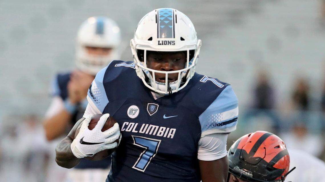 Columbia’s Dante Miller in a 2018 game against Princeton.
