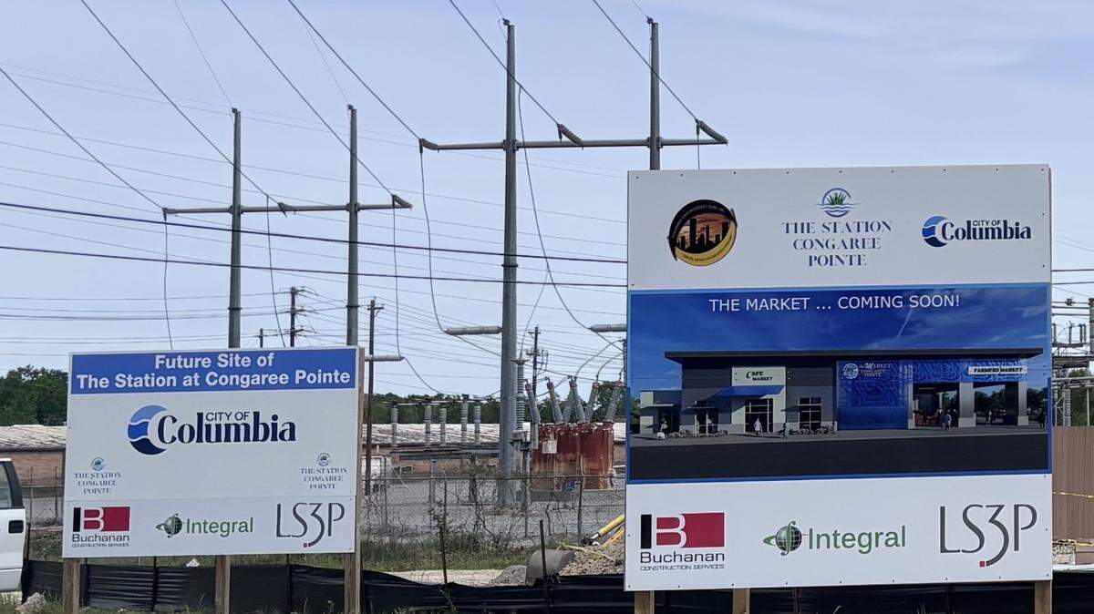 Local governments have teamed up to help build The Station at Congaree Pointe, a new, under construction mixed-use hub for southeast Columbia. Nearby, developers are planning to build nearly 200 new homes.