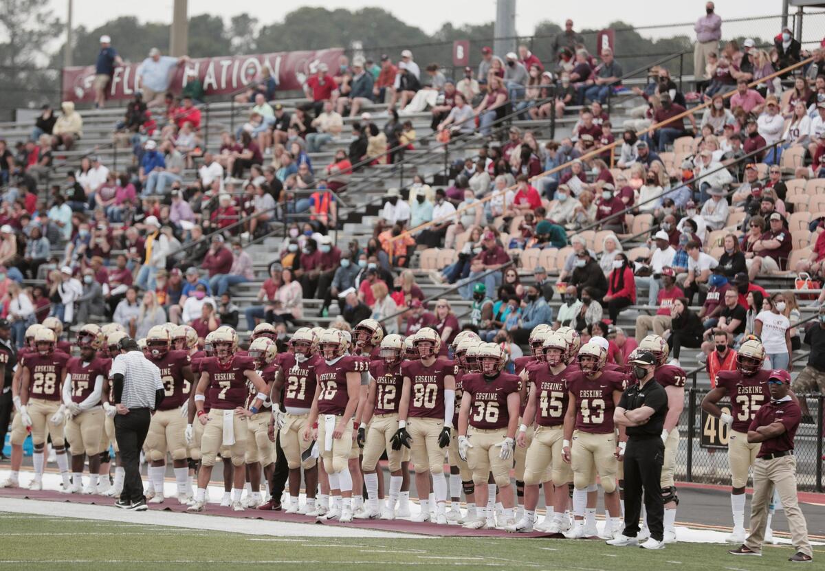 Erskine College plays Shorter University on Saturday, March 13, 2021.