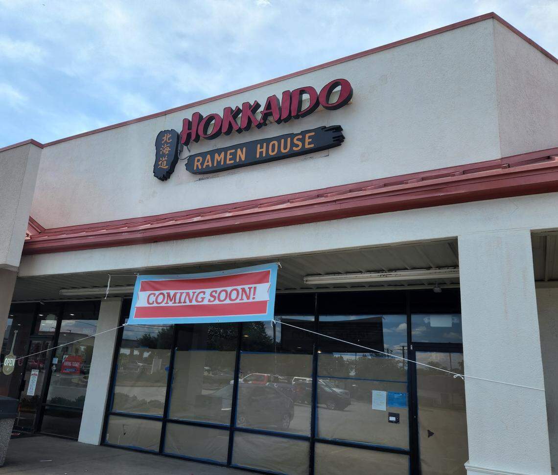 Hokkaido Ramen House is under construction in Lexington, SC.