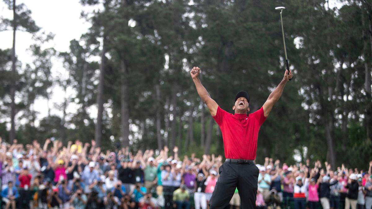 TIger Woods finished 13-under overall at Augusta National Golf Club to win in 2019, his 15th major championship and first since 2008.