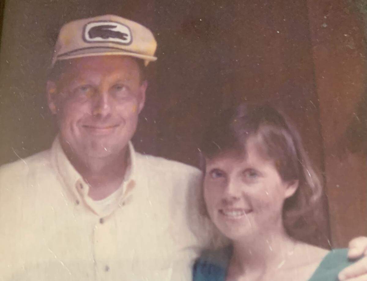 Dewey “Sonny” Foster with his daughter, Amy Martin.
