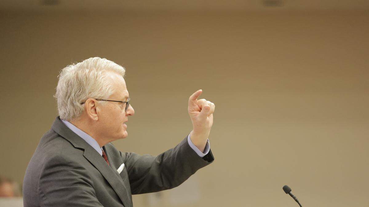 South Carolina Treasurer Curtis Loftis testifies in front of House Ways and Means subcommittee Wednesday, Jan. 29, 2025 about a $1.8 billion accounting error.