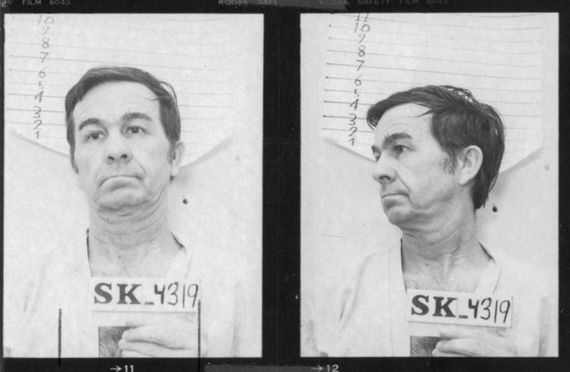 Donald Pee Wee Gaskins’ criminal mugshot taken by South Carolina officials during one of his many arrests.