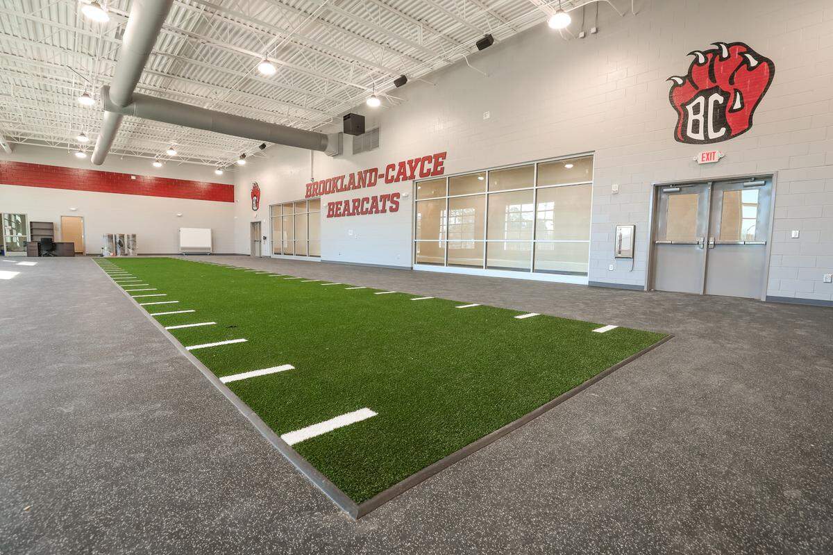 Brookland-Cayce high school’s weight room in the school’s new basketball arena. 1/10/19