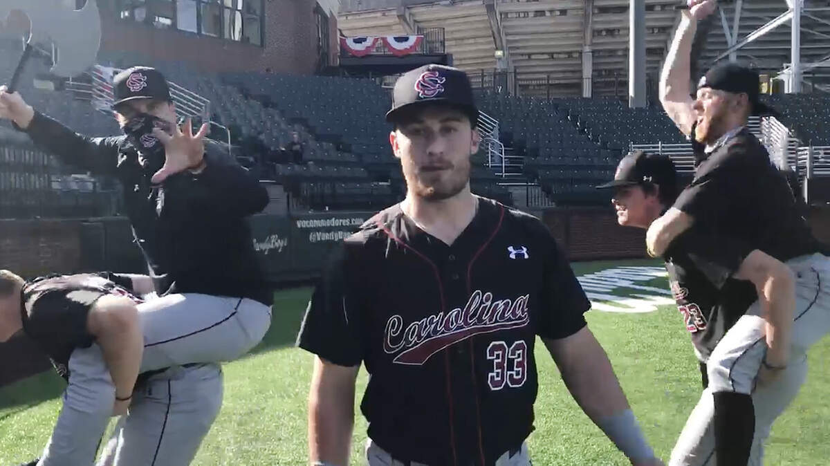 Brady Allen while speaking Sunday after the win over Vanderbilt.