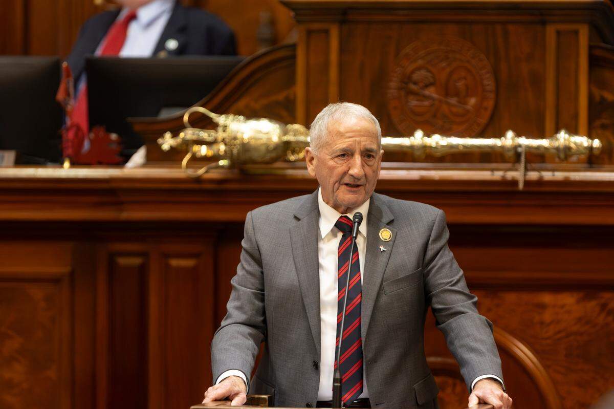 State Rep Joe White, R-Newberry, speaks during a meeting of the South Carolina House of Representatives on Tuesday, Dec. 3, 2024.
