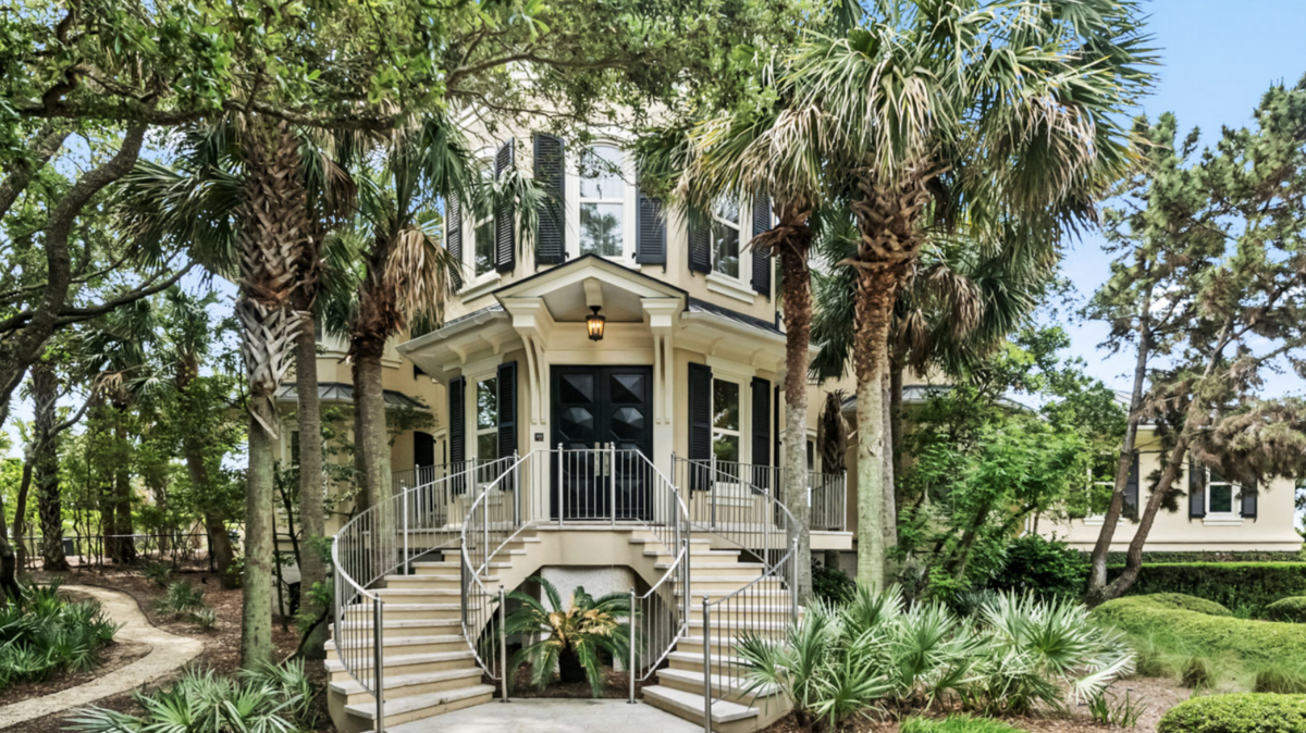 The Kiawah Island oceanfront home of Michael Jordan’s longtime agent David Falk, known for coining the phrase “Air Jordan,” is on the market for $25 million.