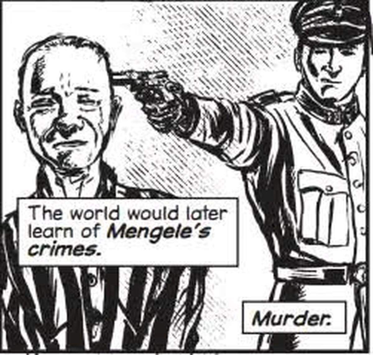 An image from the graphic novel “We Survived the Holocaust,” which has been restricted from being used in certain classrooms in the Lexington 1 school district.