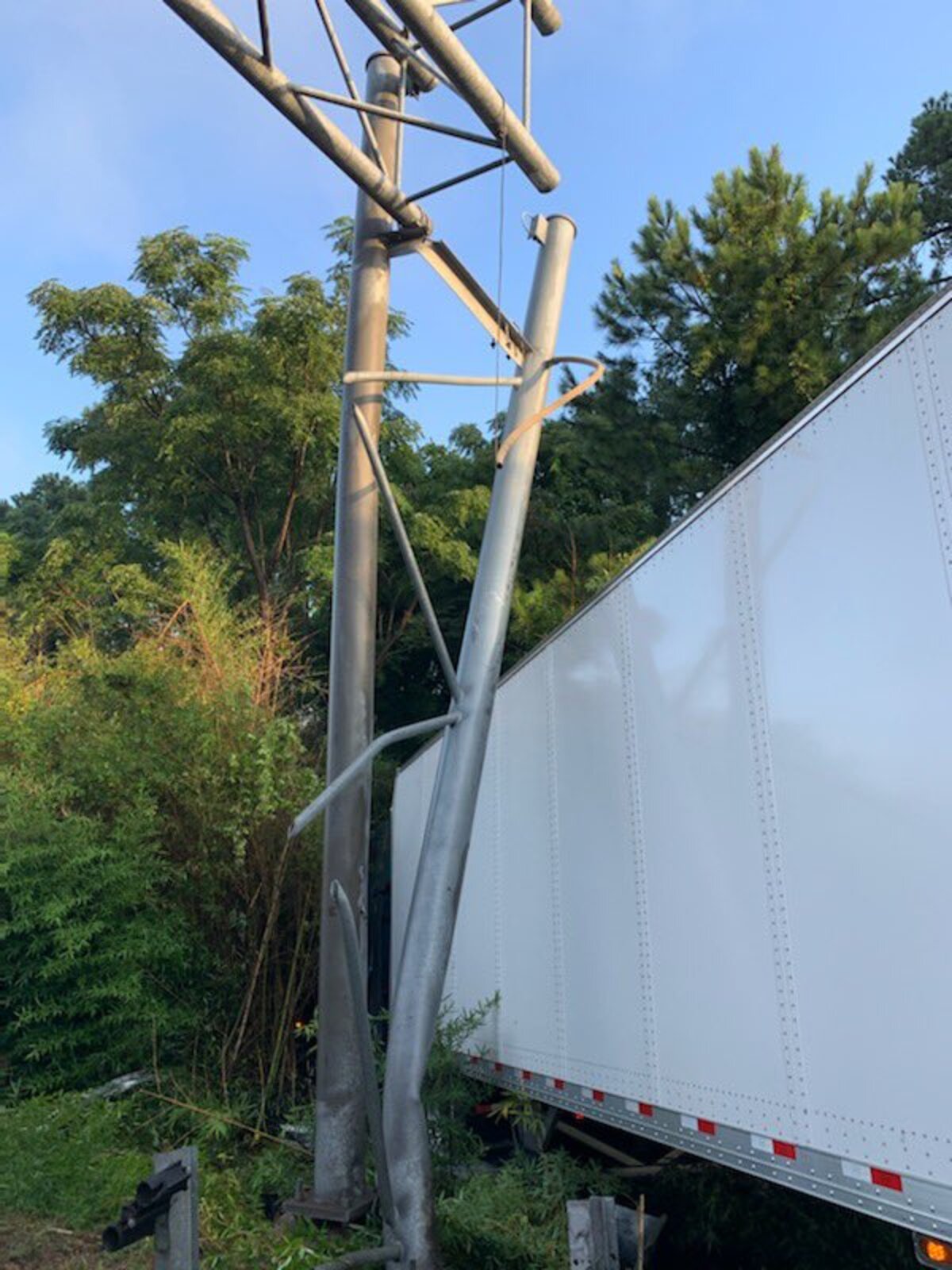A broken sign post has caused delays on I-20, according to South Carolina Highway Patrol.
