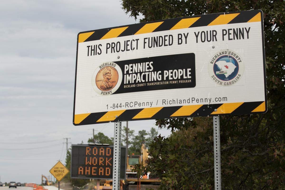 Clemson road is being widened and sidewalks added as part of the Richland County penny tax projects. 10/15/19
