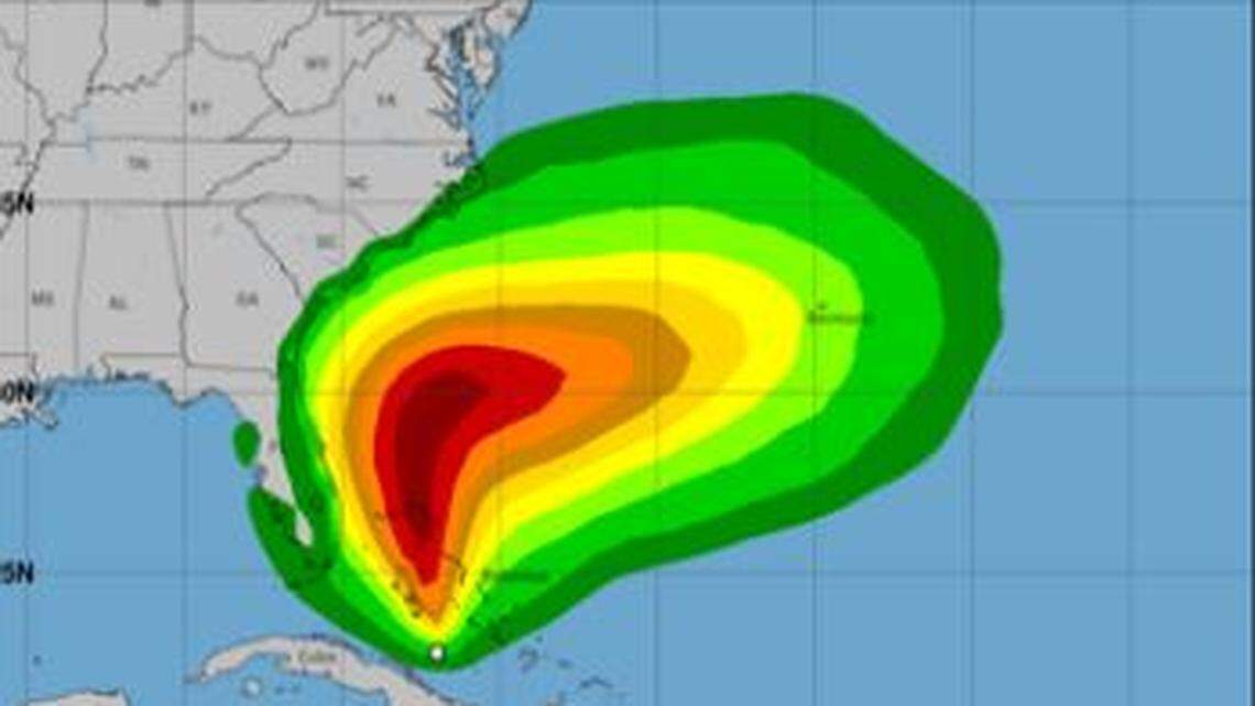 Latest weather forecast in Columbia, SC from possible hurricane