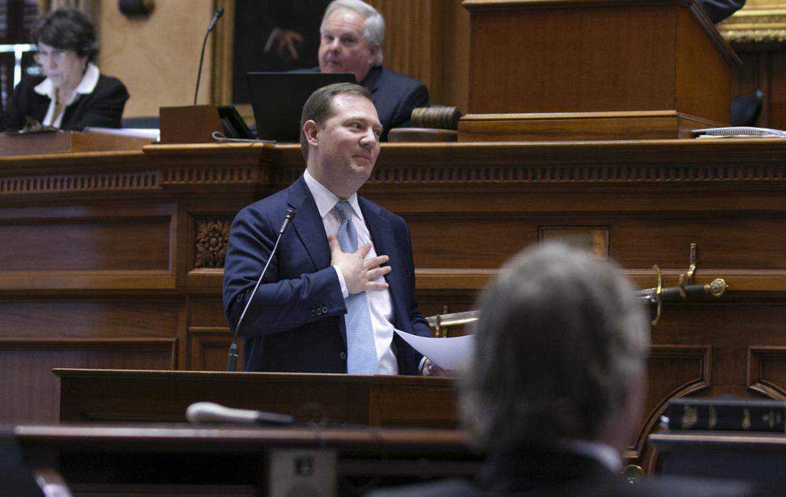 State Sen. Wes Climer, R-York, said he discovered the secret spending when he couldn’t find money that had been approved for an infrastructure project in his district. He is among three senators who have jointly filed a proposal to require such spending to be disclosed in the state budget.