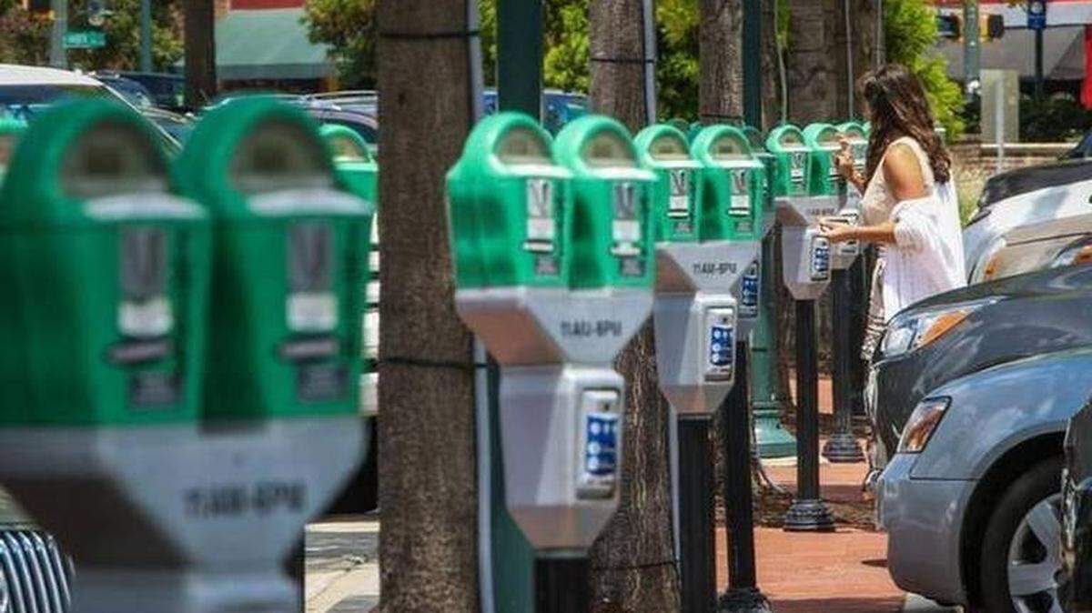 Columbia parking meters.