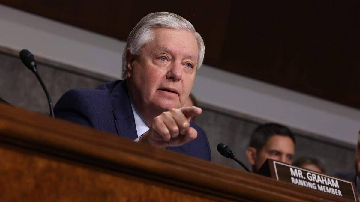 Sen. Lindsey Graham, R-South Carolina, is shown during a hearing on Jan. 31, 2024, at Capitol Hill in Washington, D.C.