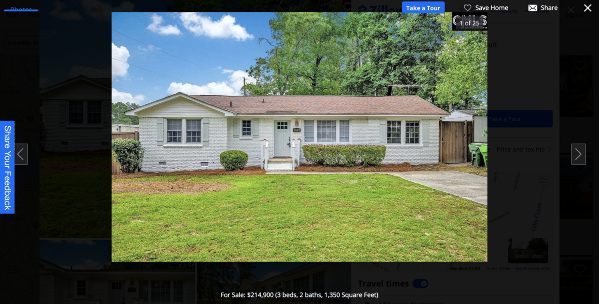 This Rosewood home is selling for $214,900.