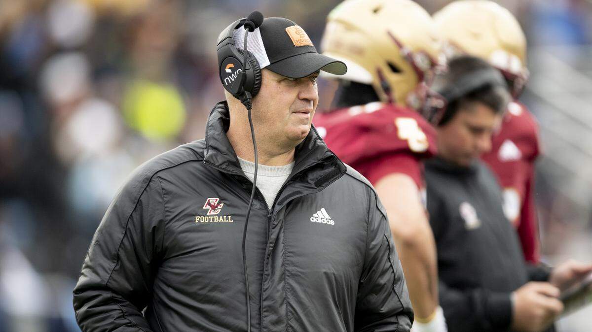 Boston College football coach Bill O’Brien