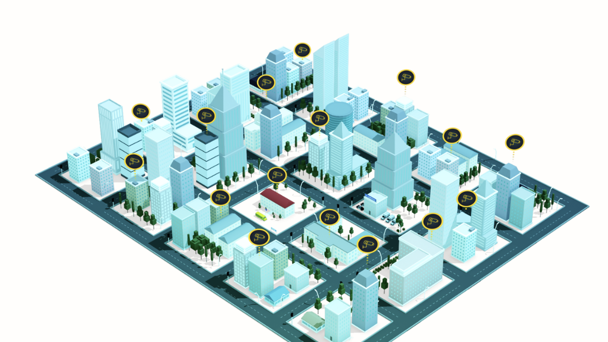 FUSUS enables law enforcement to see where cameras are located. 
