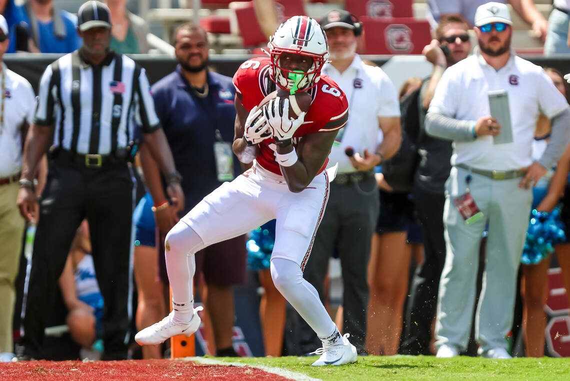 ‘All the guys eat’: South Carolina WRs benefit from offense’s big day in win