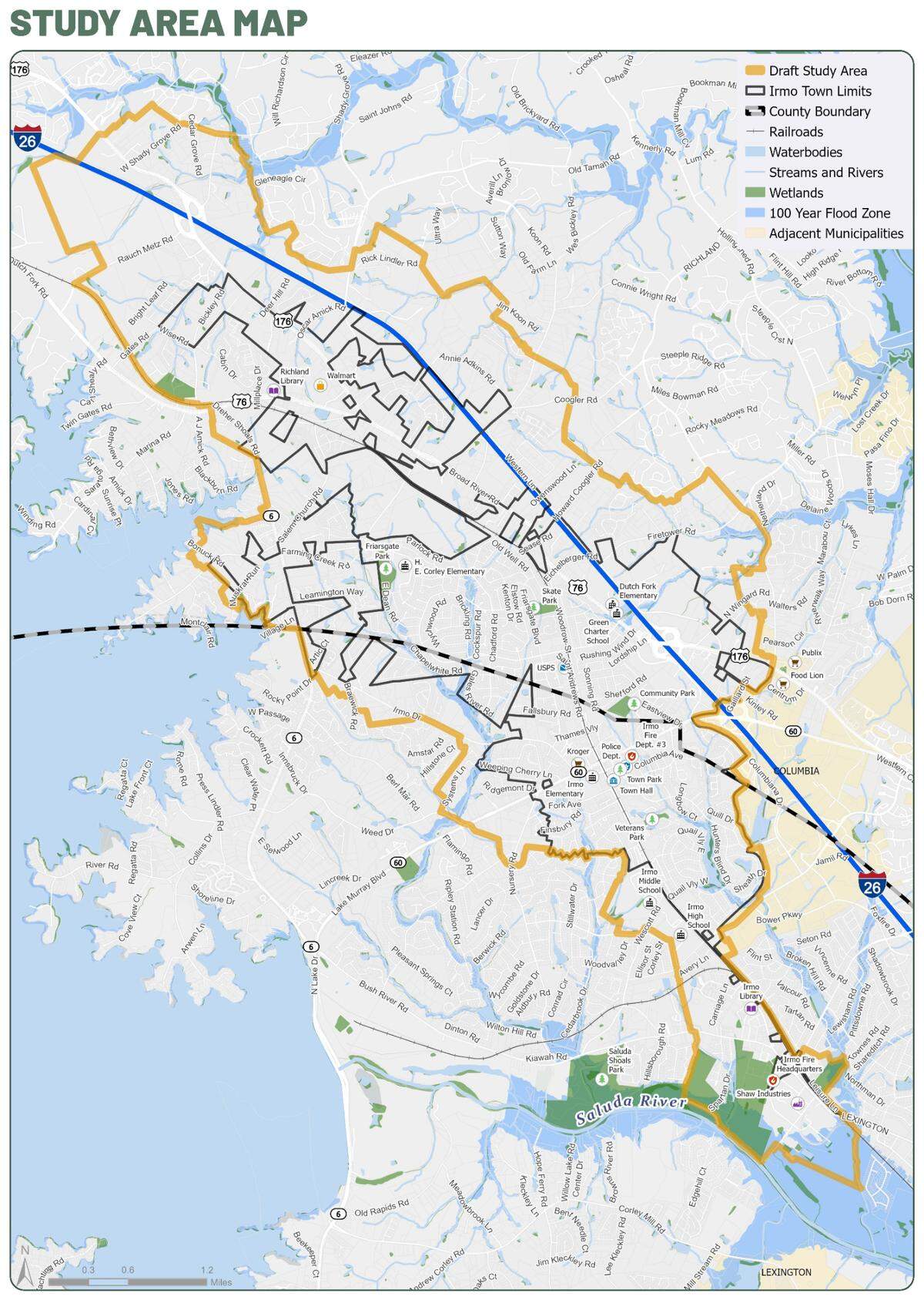 The future land use map Irmo is considering for the next 10 years