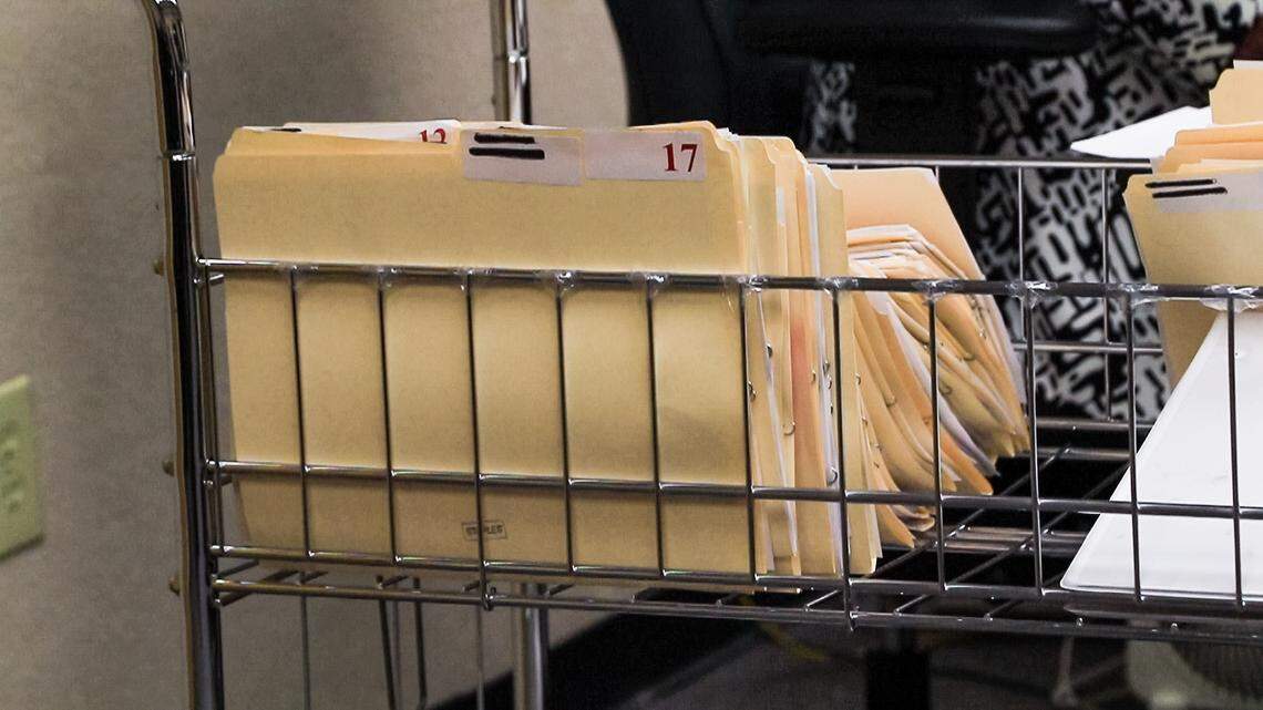 The South Carolina Board of Paroles and Pardons listens to persons requesting a pardon during a recent hearing.  9/5/18