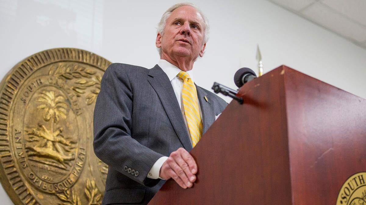 South Carolina Gov. Henry McMaster speaks about the violent incident at Lee Correctional Institute during a news conference at the South Carolina Department of Corrections headquarters in Columbia on Monday, April 16, 2018. Seven inmates were killed during fights at the prison Sunday night and into Monday morning, according to officials. (Gavin McIntyre/The State)