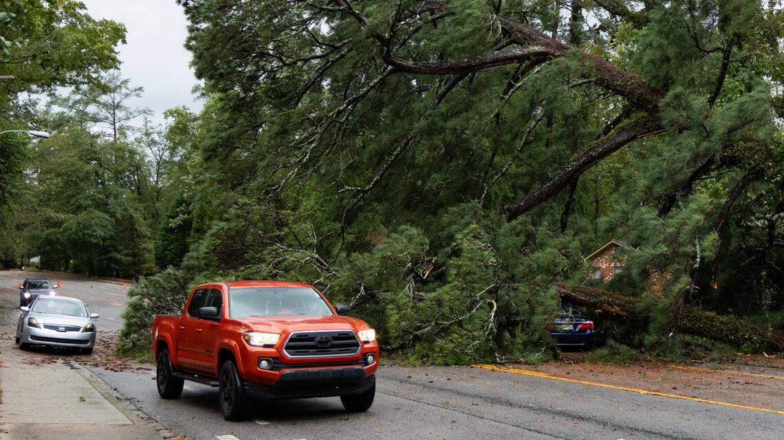 What roads are closed in the Midlands because of Hurricane Helene? Here’s what we know