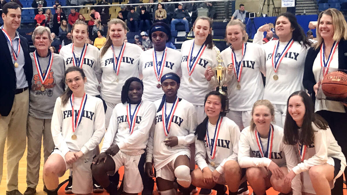 The Beaufort Academy girls are the Class A champions