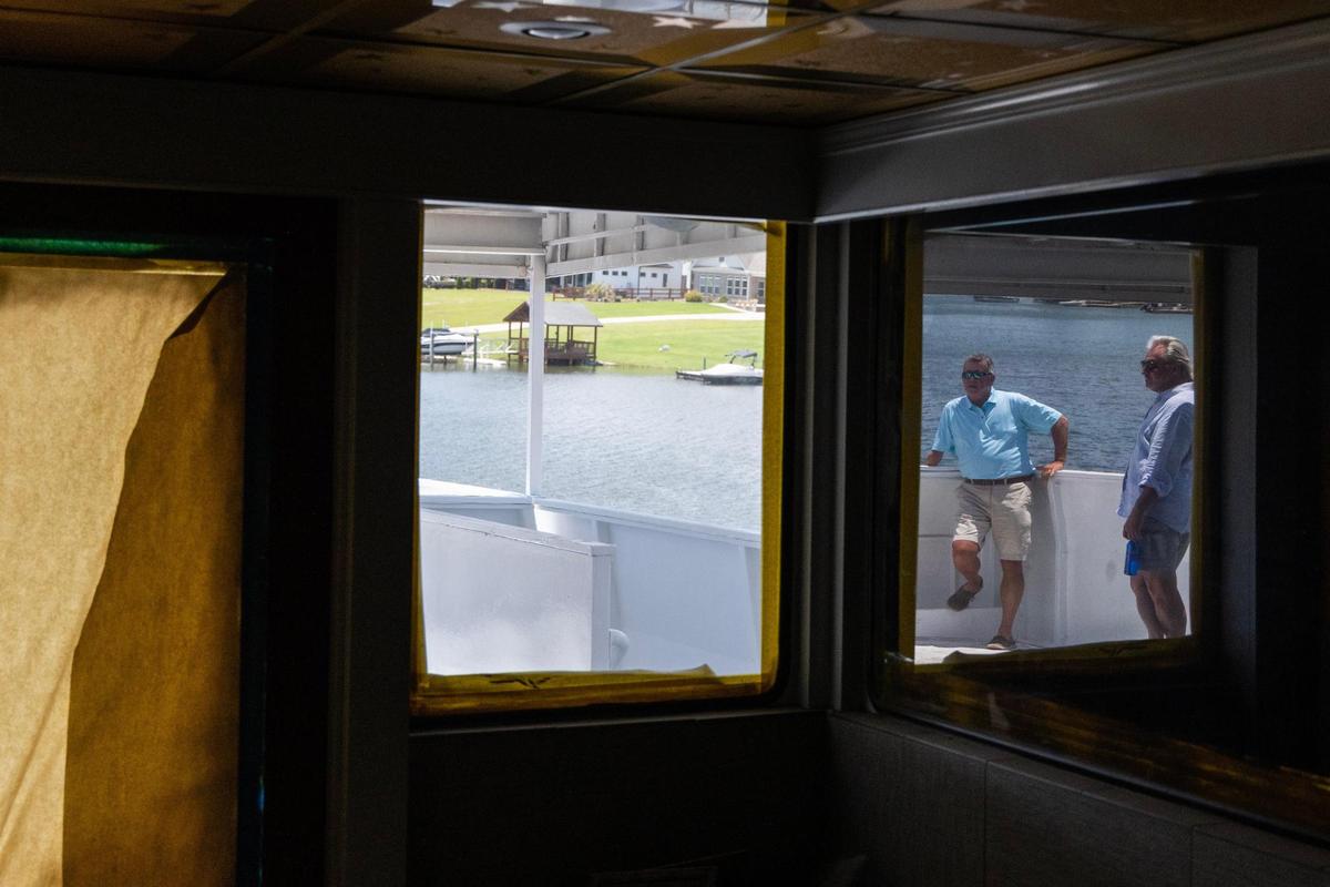 The Spirit of Lake Murray is under construction on Monday, June 12, 2023. Once renovated, the ship will be available for parties and other events on the water.