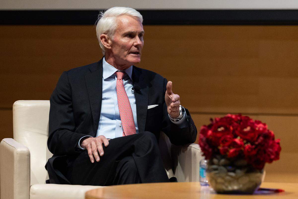 Billy Webster, who is seeking the Democratic Party’s nomination for governor, speaks at the 2026 Gubernatorial Forum on Tuesday, April 7, 2026.